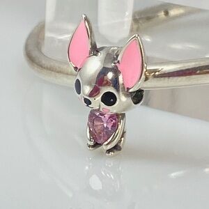 Chihuahua with Cubic Zirconia Heart